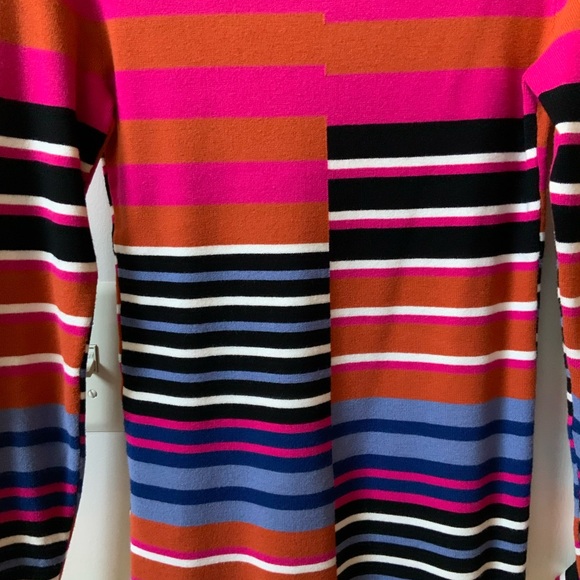 ELIE TAHARI THE SELINA GARDEN STRIPED CREWNECK SWEATER IN SIZE SMALL - Picture 14 of 16